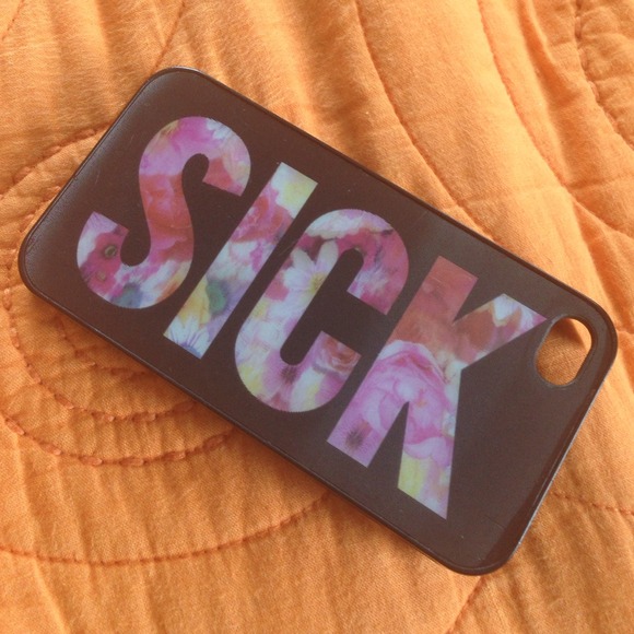 H&M 3D Floral "Sick" Case (IPhone 4/4s)