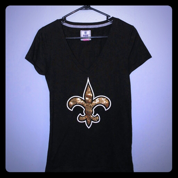 Victoria's Secret Pink Saints Football Tee