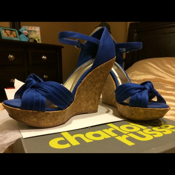 Cobalt Blue Wedges