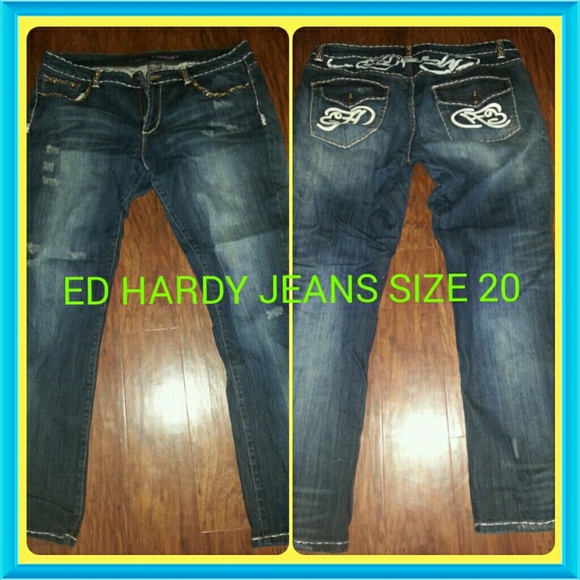 ED HARDY jeans size 20