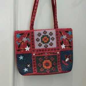 Beaded handbag