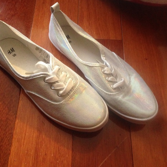 Holographic Tennis Shoes