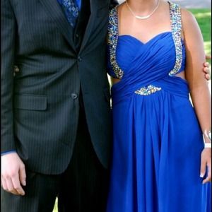 Blue dress ONLY WORN ONCE