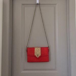Francesca's Collections Coral Crossbody/Clutch