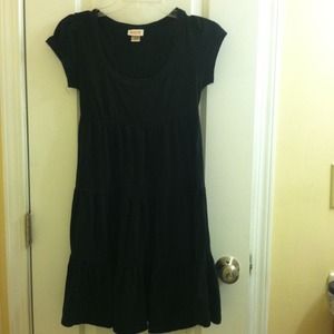 Black baby doll dress