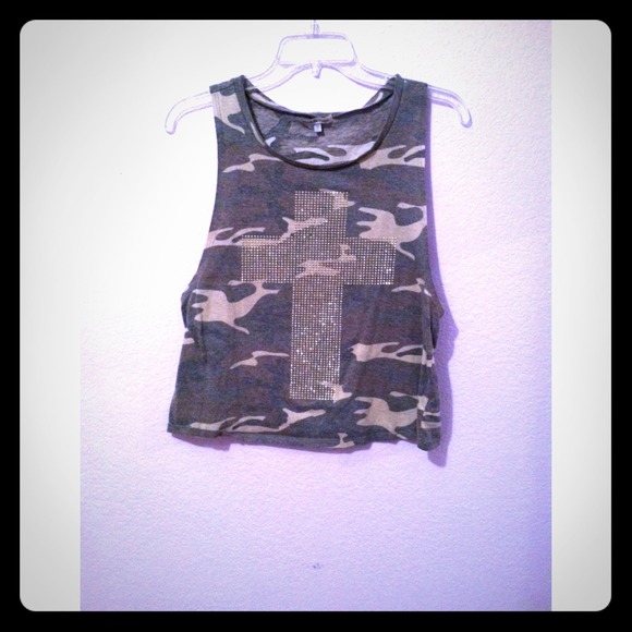 Camo muscle tank