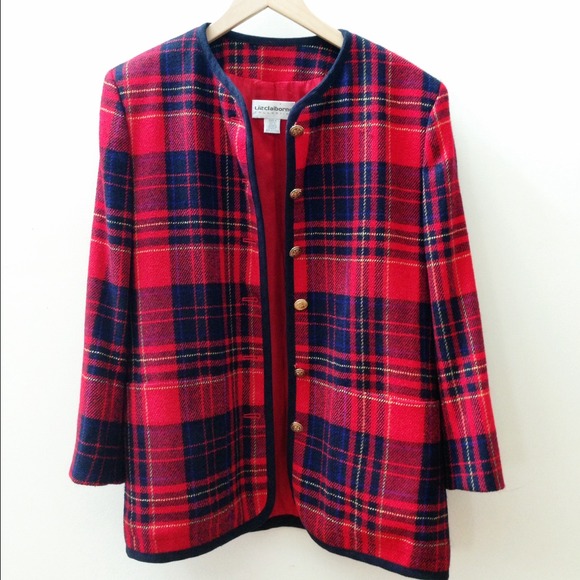 Vintage plaid jacket