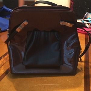 Beijo black and brown purse/backpack