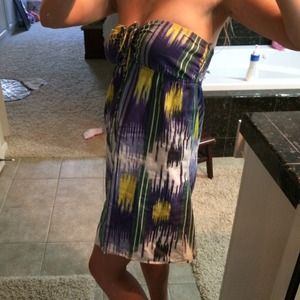 aerie strapless dress