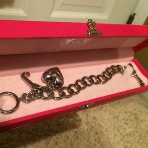 Silver julicy couture bracelet