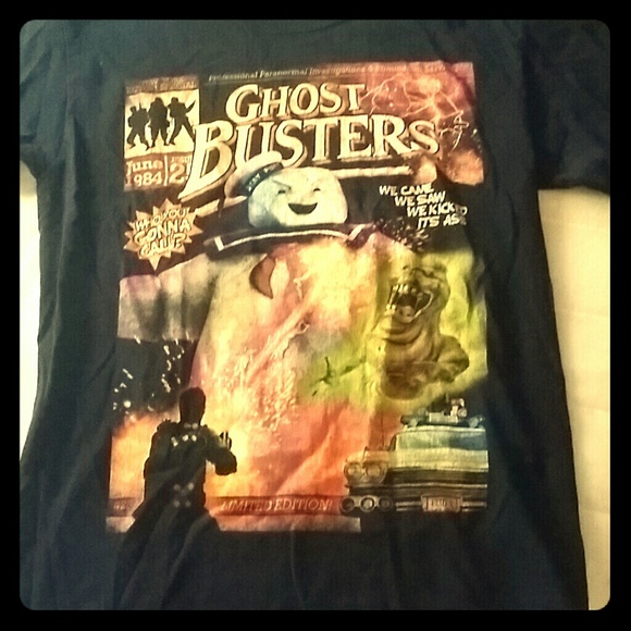 Retro ghostbusters tshirt