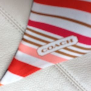 Coach Reversible tie scarf!!!!