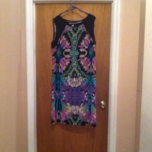Sleeveless tunic dress. Size 16. Dress Barn
