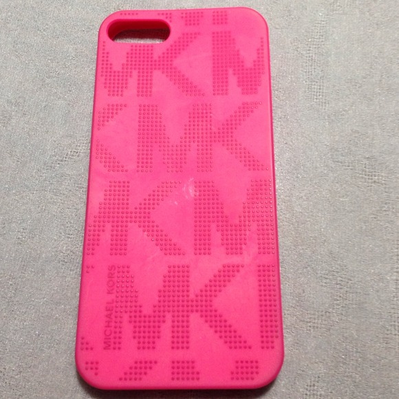 Gently used - Authentic MK iphone5 silicone case