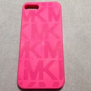 Gently used - Authentic MK iphone5 silicone case