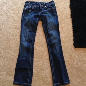 Dark wash miss me jeans