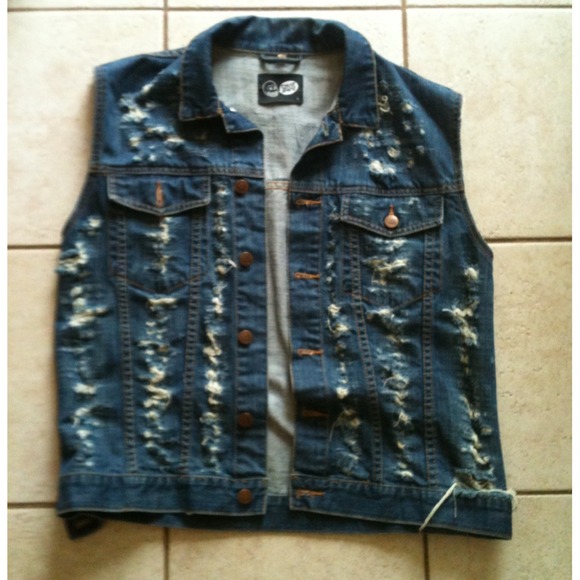 Cheap Monday Distressed Vest