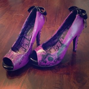 Purple Iron Fist for Just Fab heels.