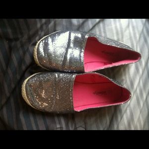 Grey Sparkly Shoes