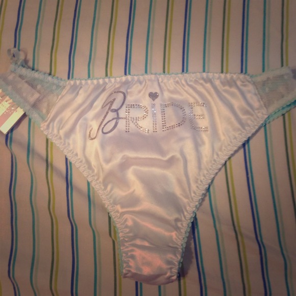Victoria secret bridal collection bride panties