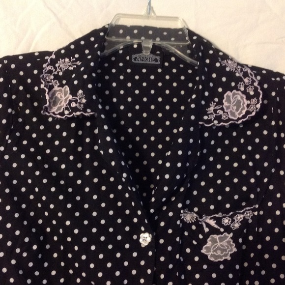 Retro polka dot top - Picture 2 of 2