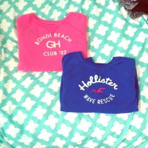 💙Hollister and Gilly Hicks Sweatshirt Bundle!💖