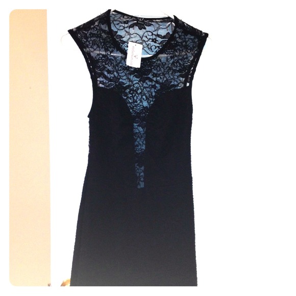 Black cocktail dress