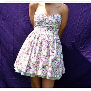 Floral Print Tea Dress