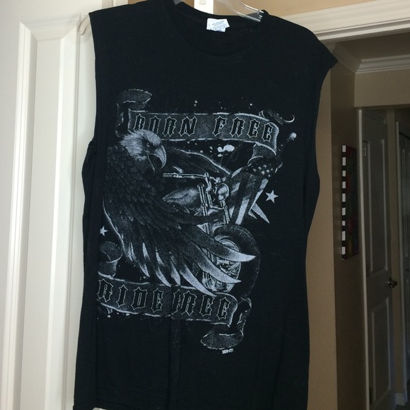 ✖️SOLD✖️ Cut off biker tank