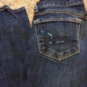 Sequin American eagle jeans