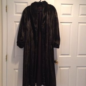 Full length mink coat