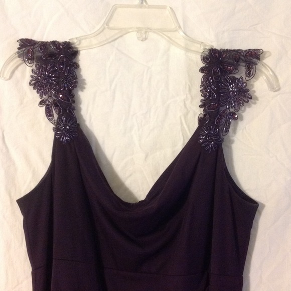 Deep Plum Evening Gown - Picture 2 of 4