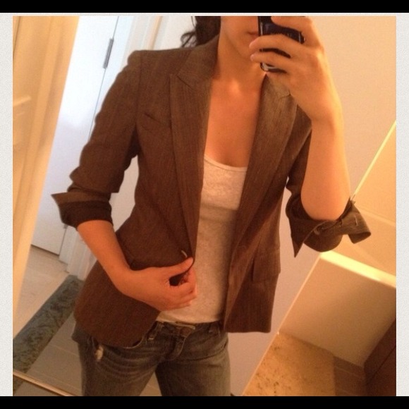 Theory one button blazer