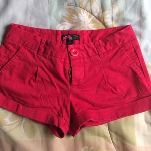 Red forever 21 shorts