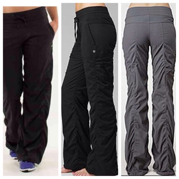 lululemon athletica Pants - Lululemon BLACK studio pant size 6 LIKE NEW!
