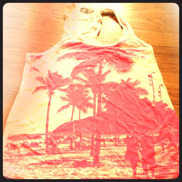 pink gap tank top