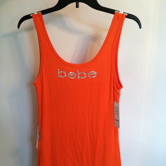 bebe Tops - *REDUCED*BeBe Orange Tank, Get it while it's hot!❤