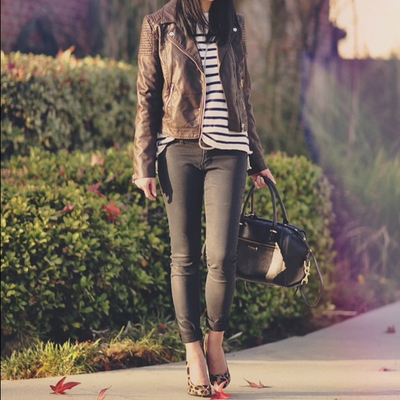 SOLD! H&M Breton Striped Oversized Knit Sweater