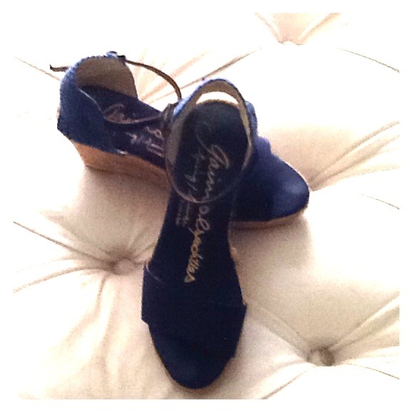 Navy blue espadrilles**20% Off current Price**