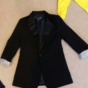 Black suit jacket