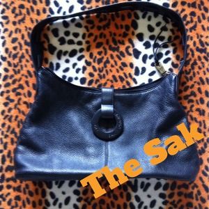 BLACK MED THE SAK HANDBAG. VEGAN. Like new!