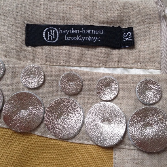 Hayden-Harnett cotton leather tunic - Picture 3 of 3