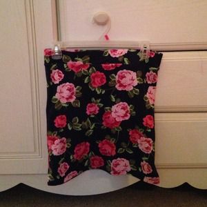 Floral Pencil Skirt