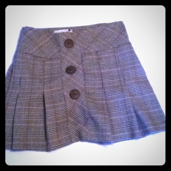 Kids👸Plaid skirt