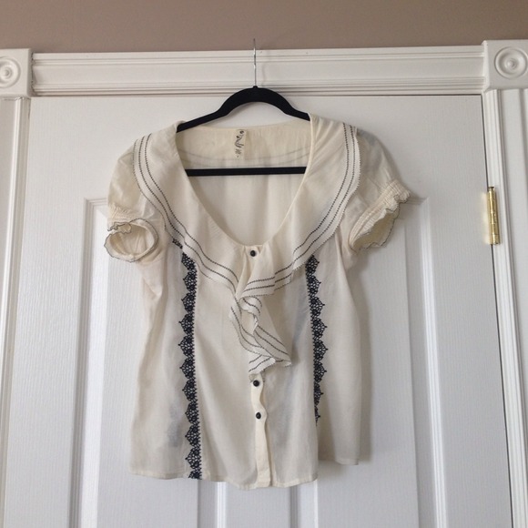 Feminine Anthropologie blouse