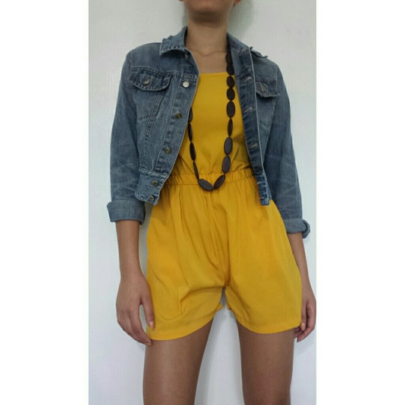 🌺 Yellow romper