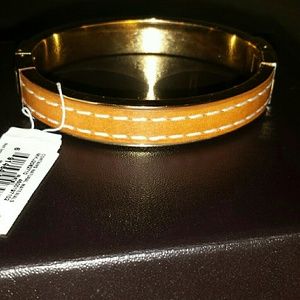 Michael Kors leather hinge bracelet