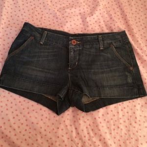 Denim shorts