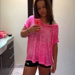 FP Adorable Oversized Pink Tee