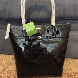 NWT Kate Spade Jeralyn Camellia Street Black Bag